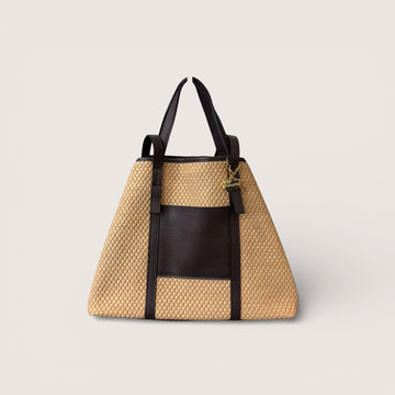 bolso rafia shopper