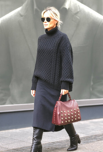 Bowling piel BRUTAL burdeos