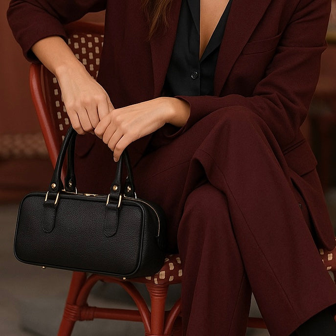 Bolso mini  Bowl negro