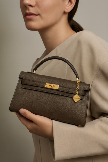 Bolso cartera Paris chocolate