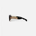 Gafas ovaladas negro