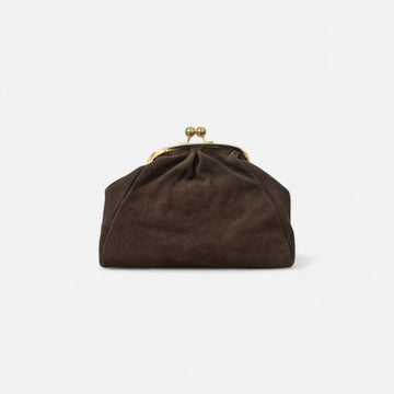 Bolso mano ante chocolate