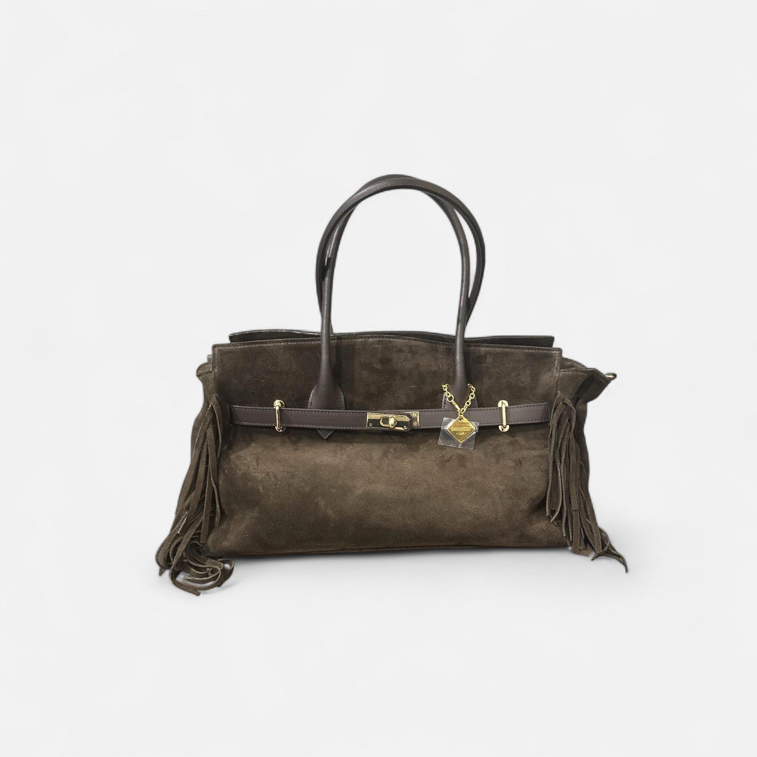 Handbag retro ante chocolate