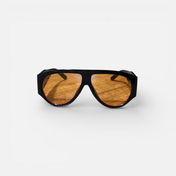 Gafas retro aviador naranja