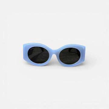 Gafas retro glamour azul
