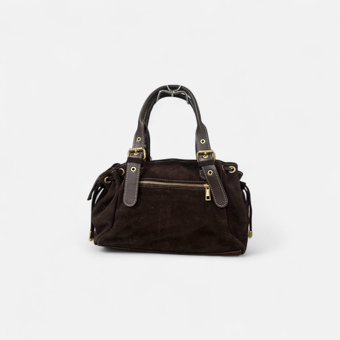 Bolso mano rock ante chocolate
