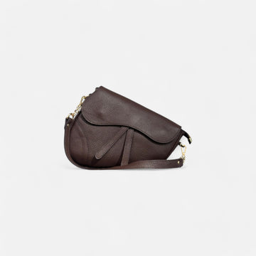 Bolso silla montar  chocolate