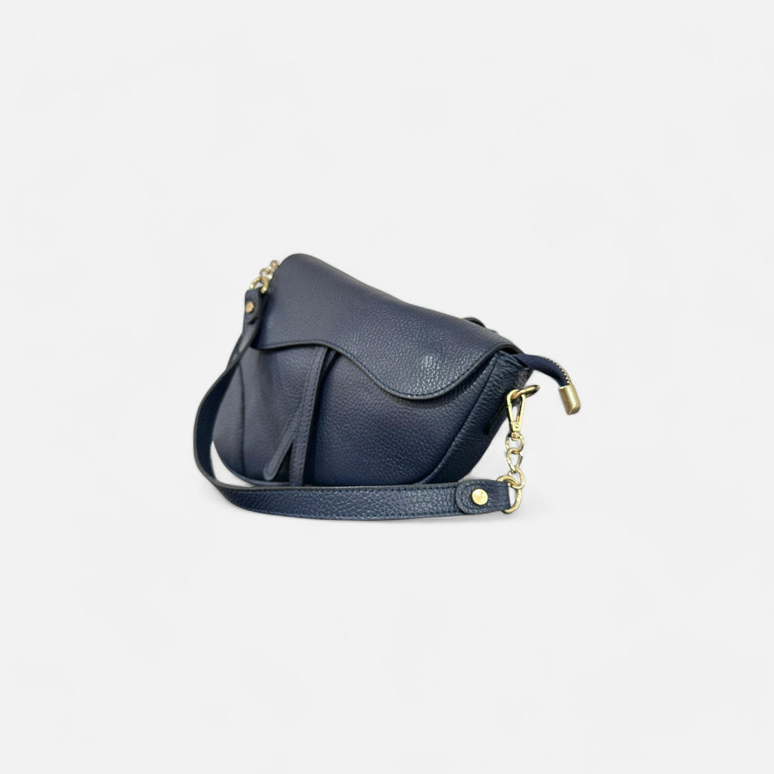 Bolso silla montar azul marino