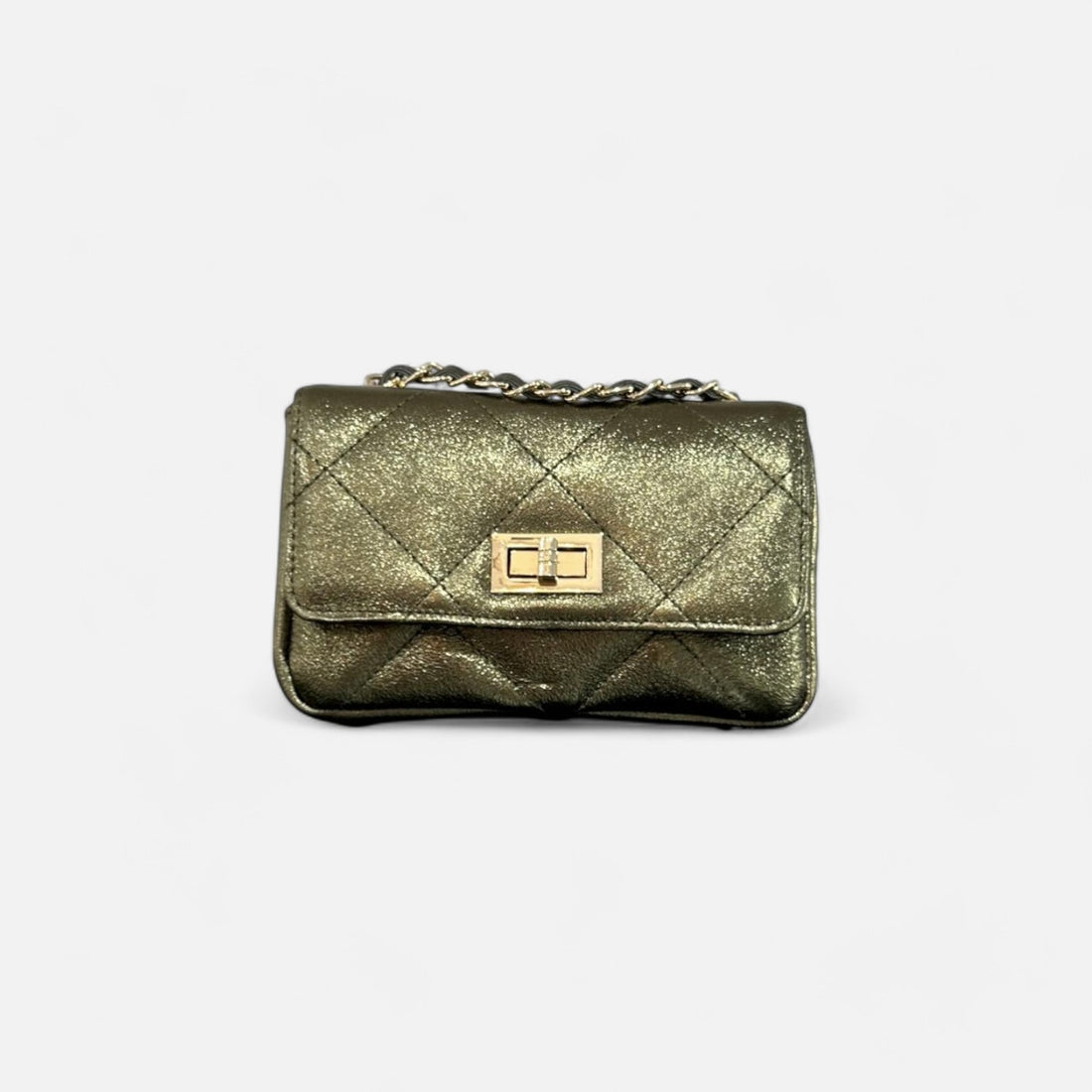 Bolso mini 19 brilli verde oliva