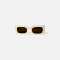 Gafas cuadradas beigge