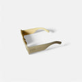 Gafas cuadradas beigge