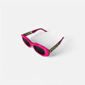 Gafas ovaladas fucsia