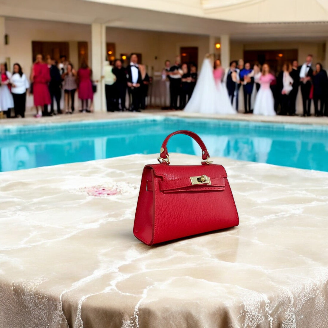 Debod chic rojo saffiano