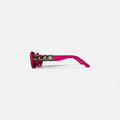 Gafas ovaladas fucsia