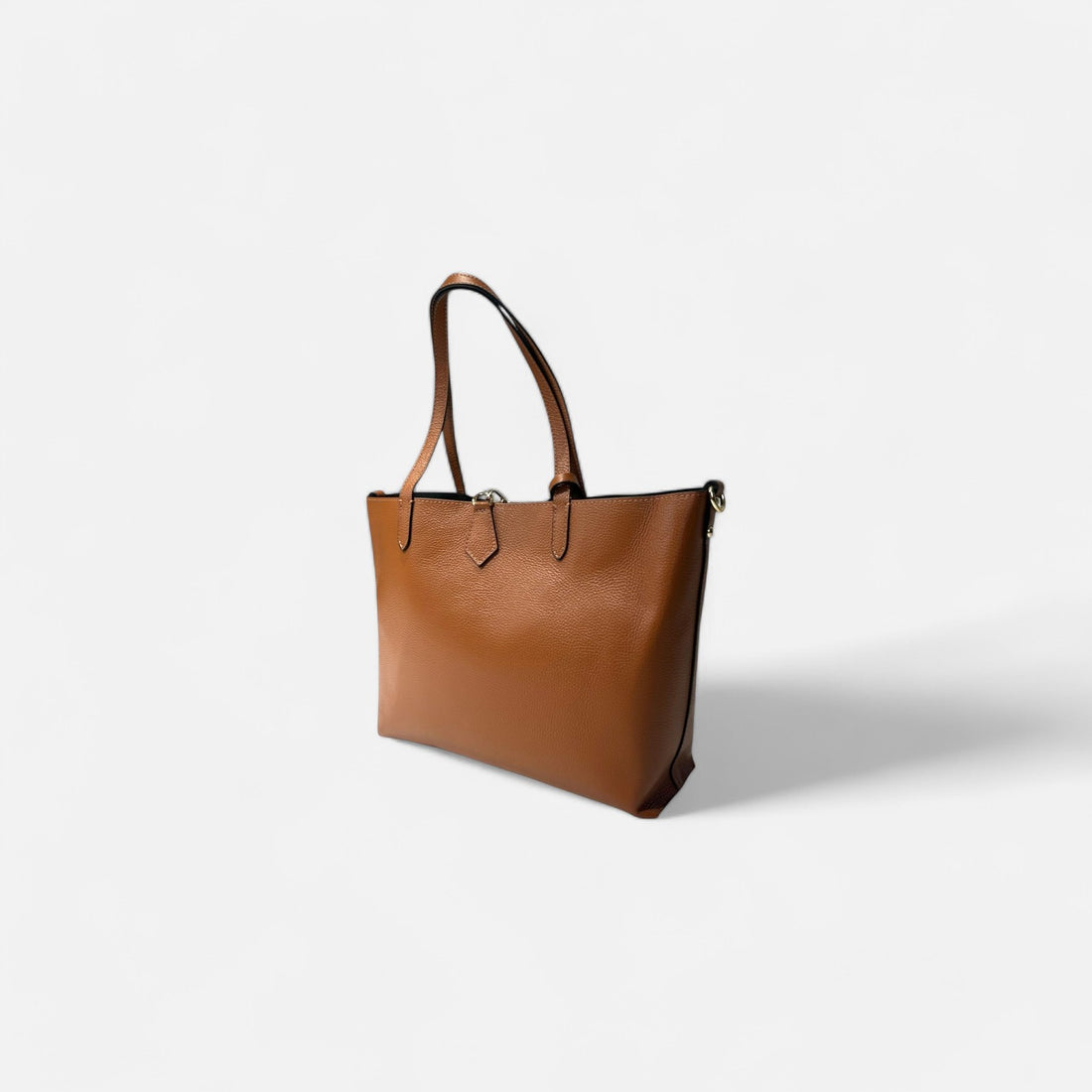 Tote Shopper piel camel