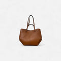 Luna camel Bolso maxi camel de piel – Elegante, amplio y funcional...