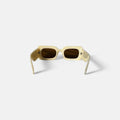 Gafas cuadradas beigge