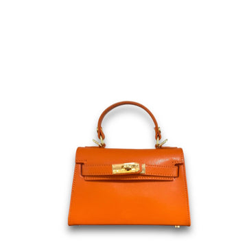 Debod chic naranja saffiano