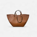 Luna camel Bolso maxi camel de piel – Elegante, amplio y funcional...