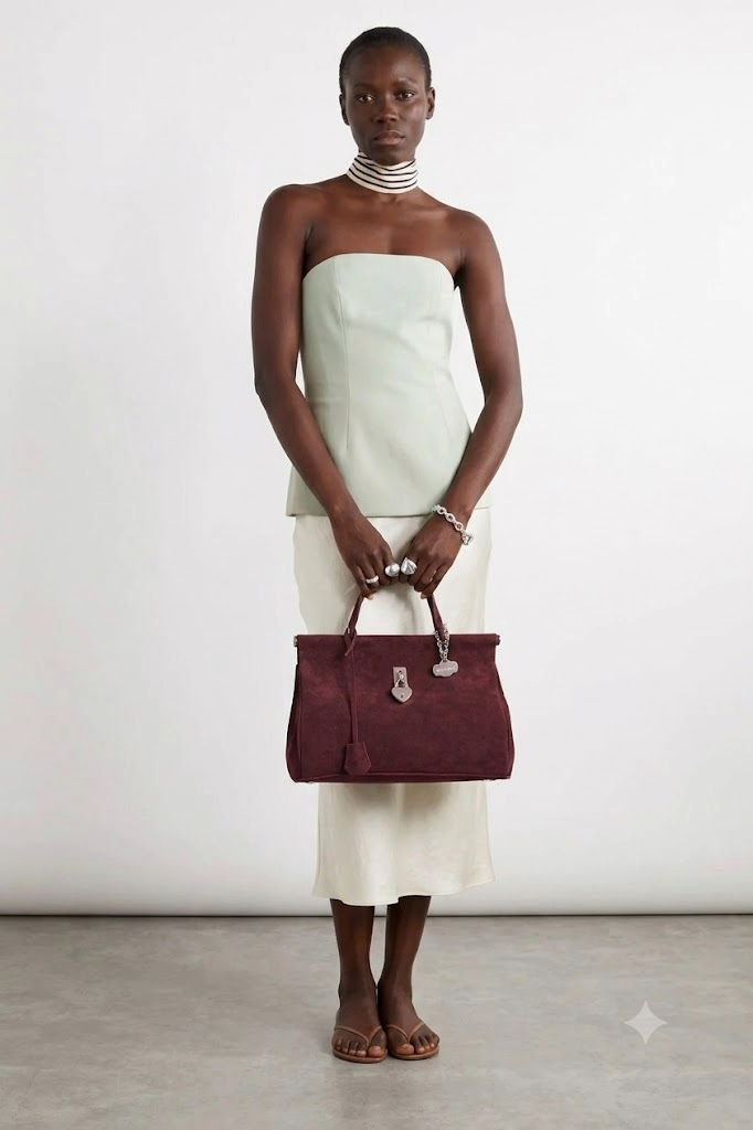 Bolso Selene burdeos
