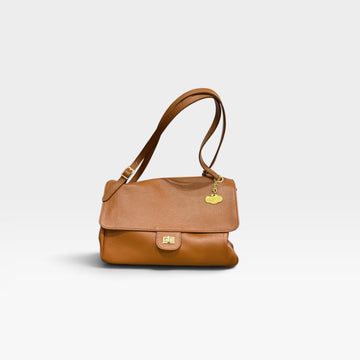 Flat Bag MIDI piel grano